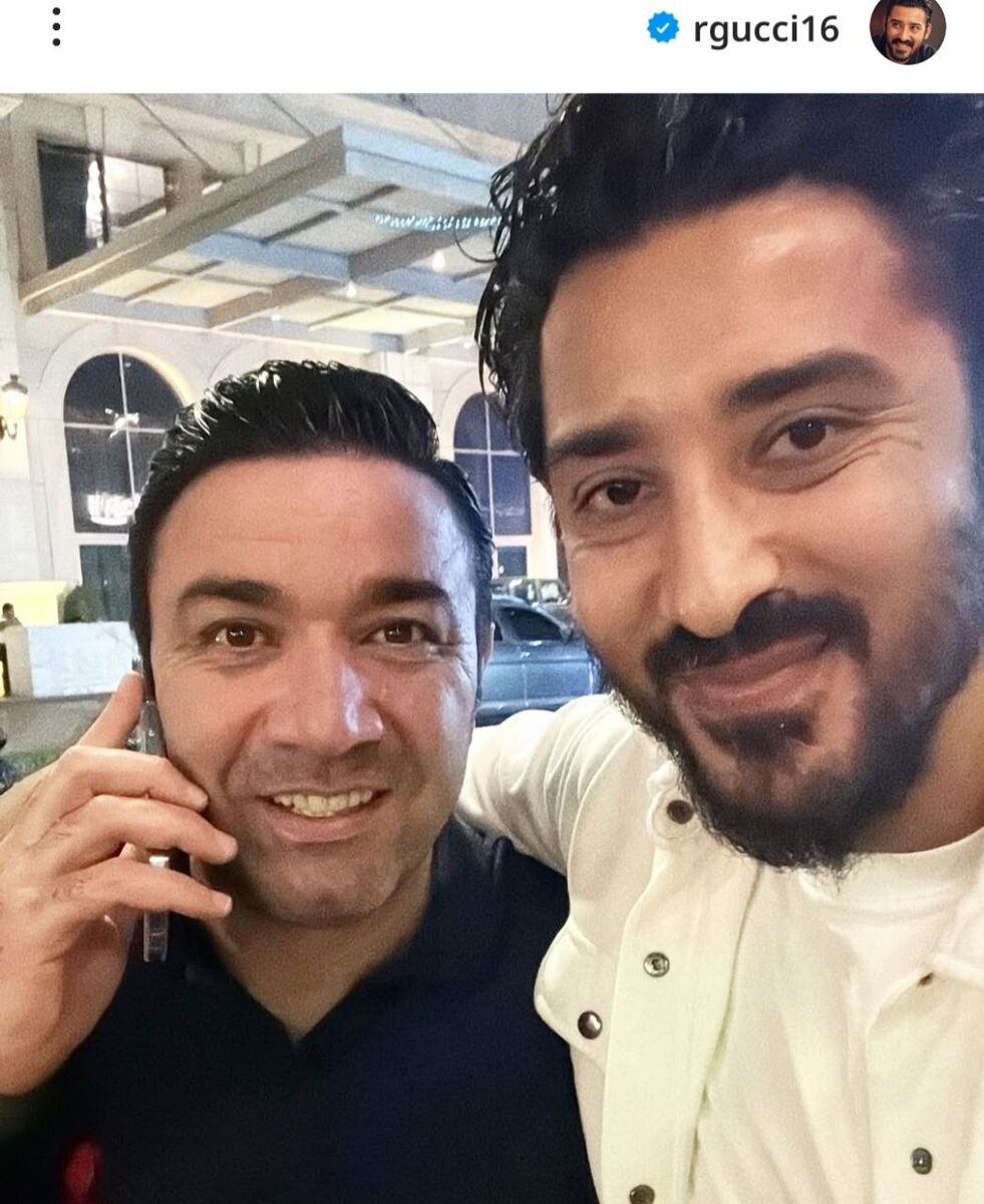 ملاقات مهاجم خاطره ساز فوتبال ایران با سرمربی اسبق استقلال+عکس