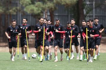 گزارش تصویری| تمرین بهاری پرسپولیس پیش از مصاف با مس