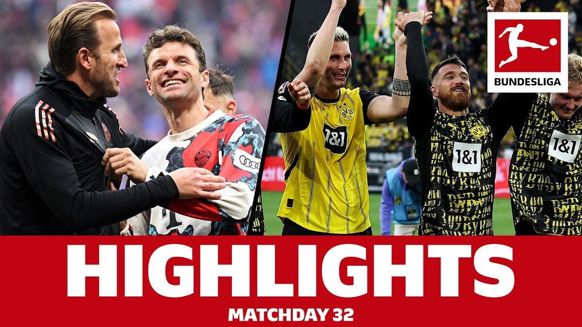تمام لحظات دیدنی  بوندس لیگا در هفته ۳۲ / با توقف لورکوزن، بایرن قهرمان شد! تمام لحظات دیدنی  بوندس لیگا در هفته ۳۲ / با توقف لورکوزن، بایرن قهرمان شد!