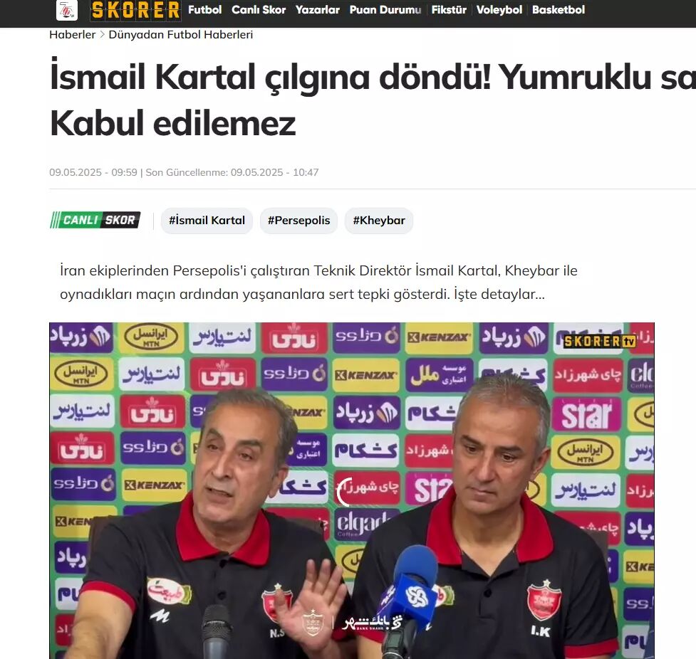 ادعای یک رسانه ترک؛ کارتال دیوانه شد!