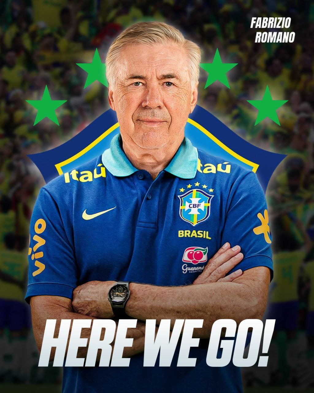 ادعای خبرنگار ایتالیایی: آنچلوتی سرمربی برزیل شد!