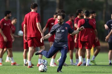 گزارش تصویری| پرسپولیس آماده بازی با هوادار