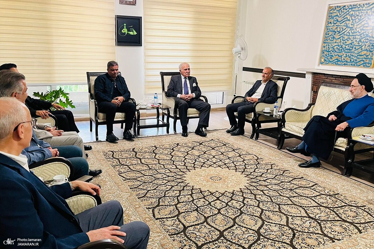 دیدار پیشکسوتان پرسپولیس با سیدمحمد خاتمی