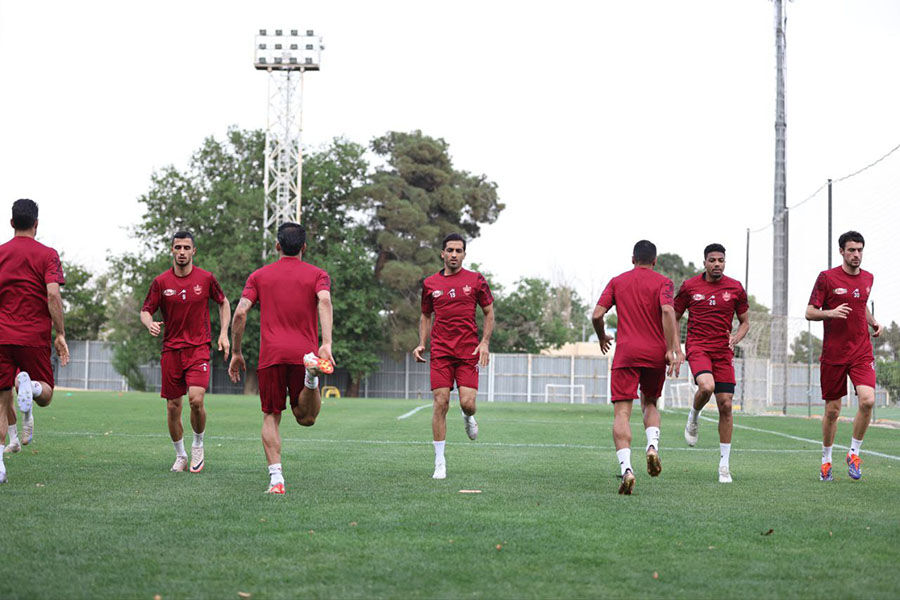 مصدومان پرسپولیس زیرنظر پزشک تمرین کردند