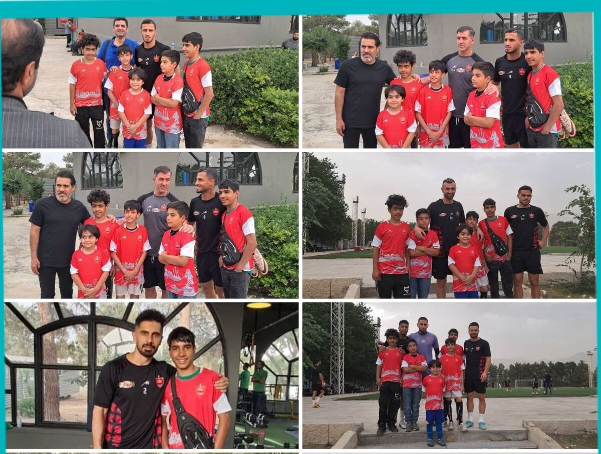 میهمانان ویژه در تمرین پرسپولیس +عکس