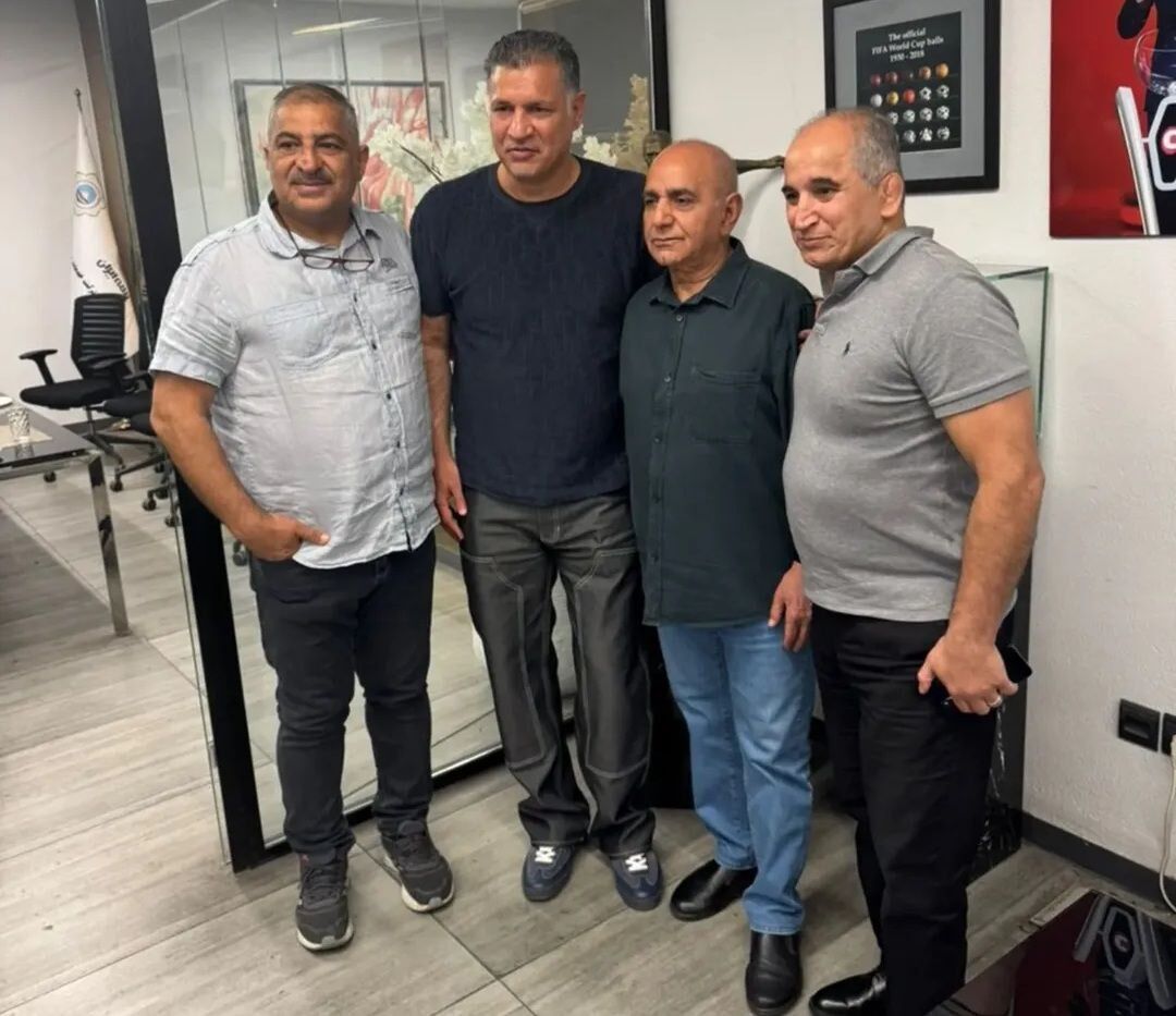 ملاقات علی دایی با ستاره سرشناس سینما+ عکس