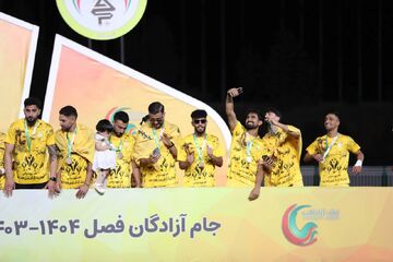 گزارش تصویری| طعم شیرین بازگشت با چاشنی قهرمانی