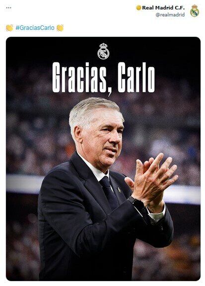 رسمی شد؛ جدایی آنچلوتی از رئال مادرید