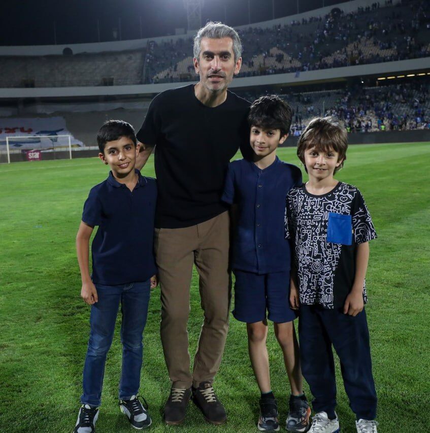 جشن پدر فرزندی جباری در آزادی +عکس