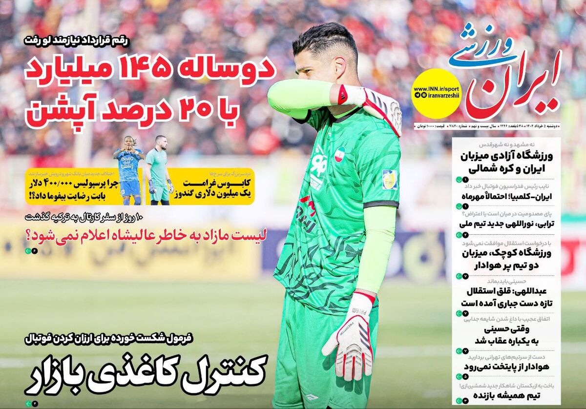 لیست مازاد به خاطر عالیشاه اعلام نمی شود؟ لیست مازاد به خاطر عالیشاه اعلام نمی شود؟