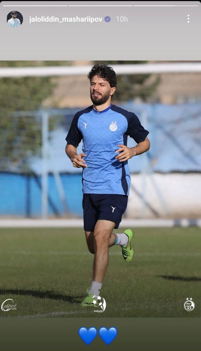 استوری معنادار ماشاریپوف بعد از حواشی؛ آماده برای فینال! +عکس