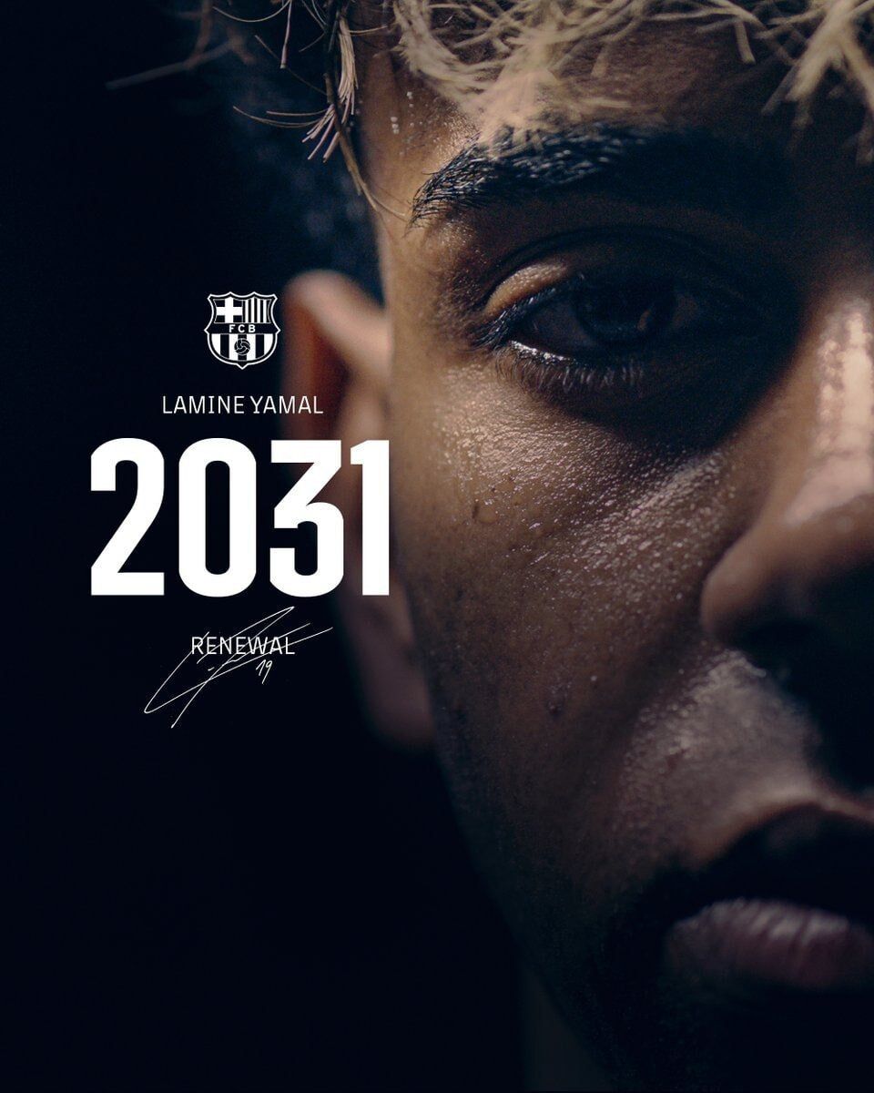 رسمی؛ بارسلونا قرارداد یامال را تمدید کرد!