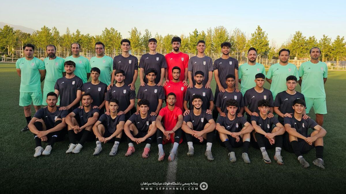 تمرین جوانان سپاهان در آکادمی تیم‌های ملی برگزار شد