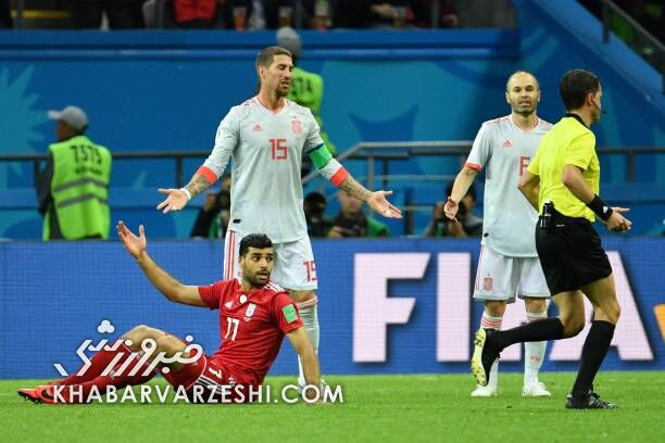 جدال مهدی طارمی و سرخیو راموس در آمریکا +عکس