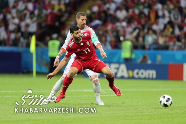 جدال مهدی طارمی و سرخیو راموس در آمریکا +عکس