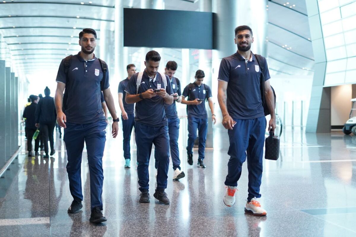 تیم ملی ایران وارد قطر شد