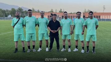 قلعه‌نویی در جمع جوانان سپاهان +عکس