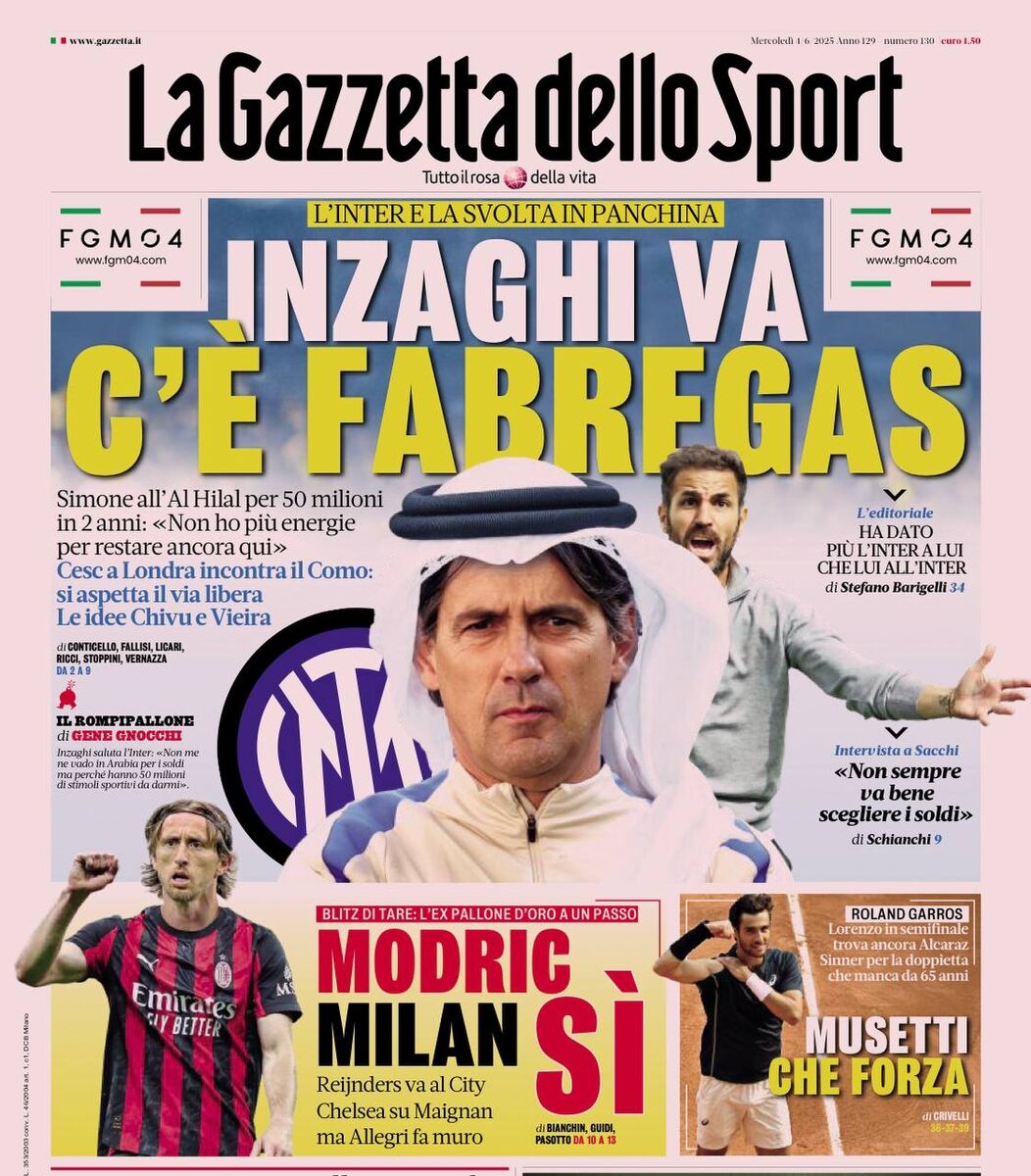 سیمونه-الهلال، بله به ۵۰ میلیون!/ اینزاگی از گواردیولا هم گران تر شد