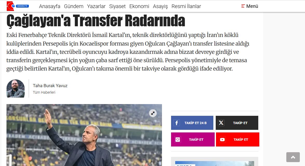 آقای گل ترکیه در راه پرسپولیس؟ / ادعای سایت ترکیه ای