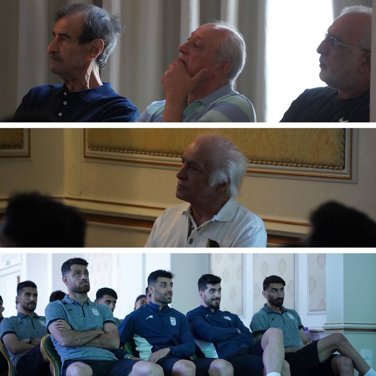 جلسه فنی تیم ملی در روز دیدار با قطر برگزار شد