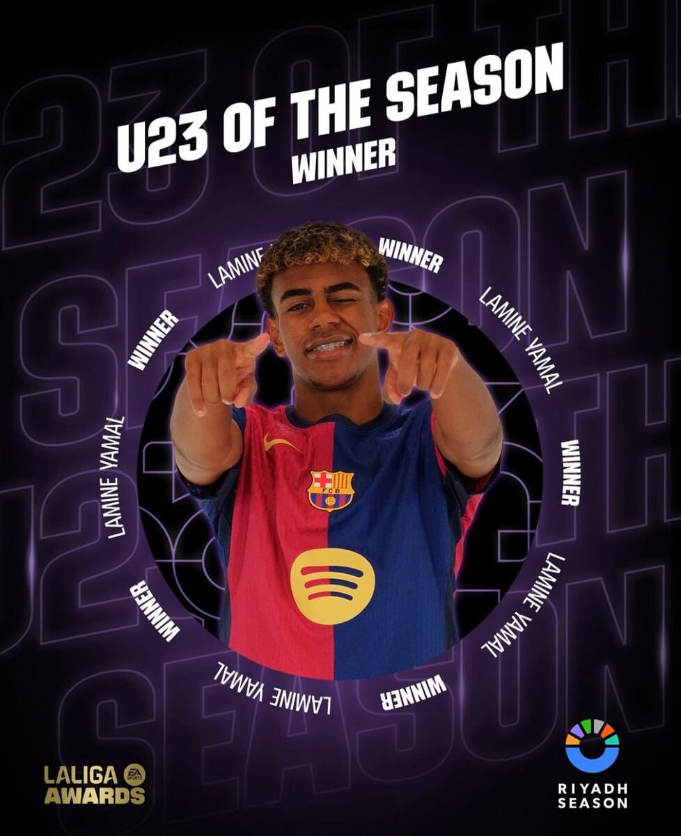 یامال، پسر طلایی لالیگا شد!