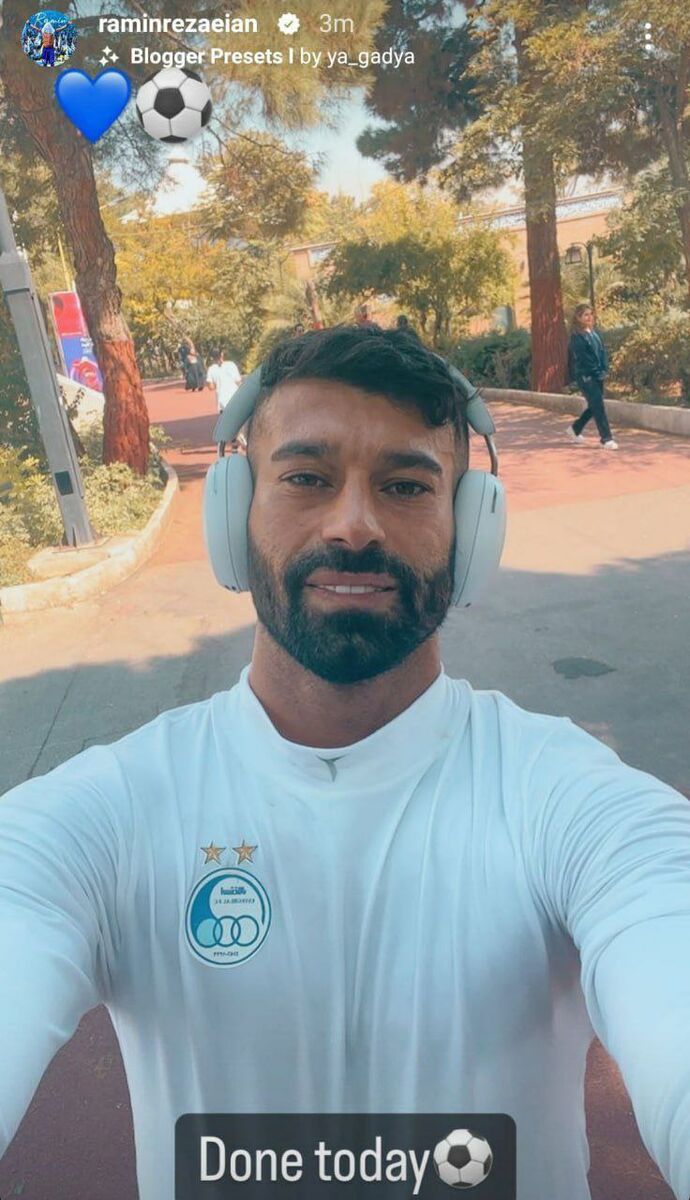 رامین رضاییان تأیید کرد: من استقلالی میمانم +عکس