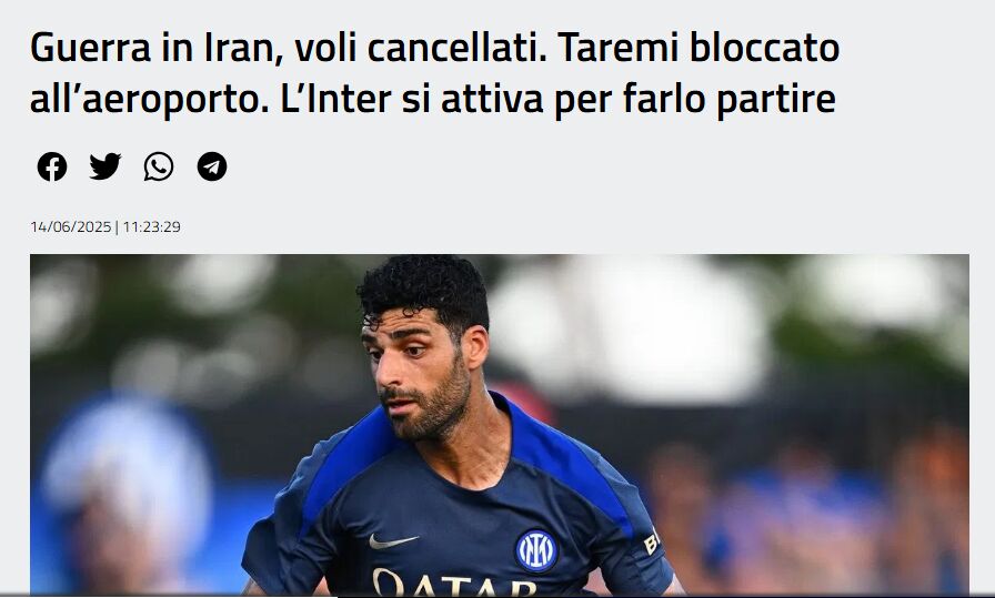 اینتر برای طارمی دست به کار می شود؛ راه حل خاص برای خروج از ایران!
