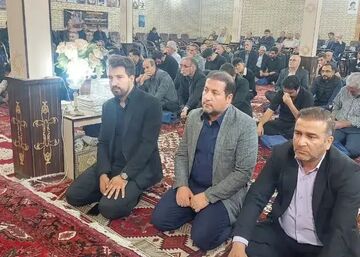 مراسم ترحیم شهید والیبالیست در سراب برگزار شد!