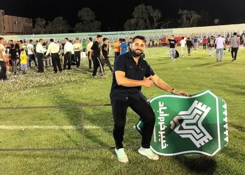 شهادت هوادار متعصب خیبر در پادگان امام علی!