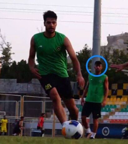 رضاوند در تمرینات سپاهان حاضر شد +عکس