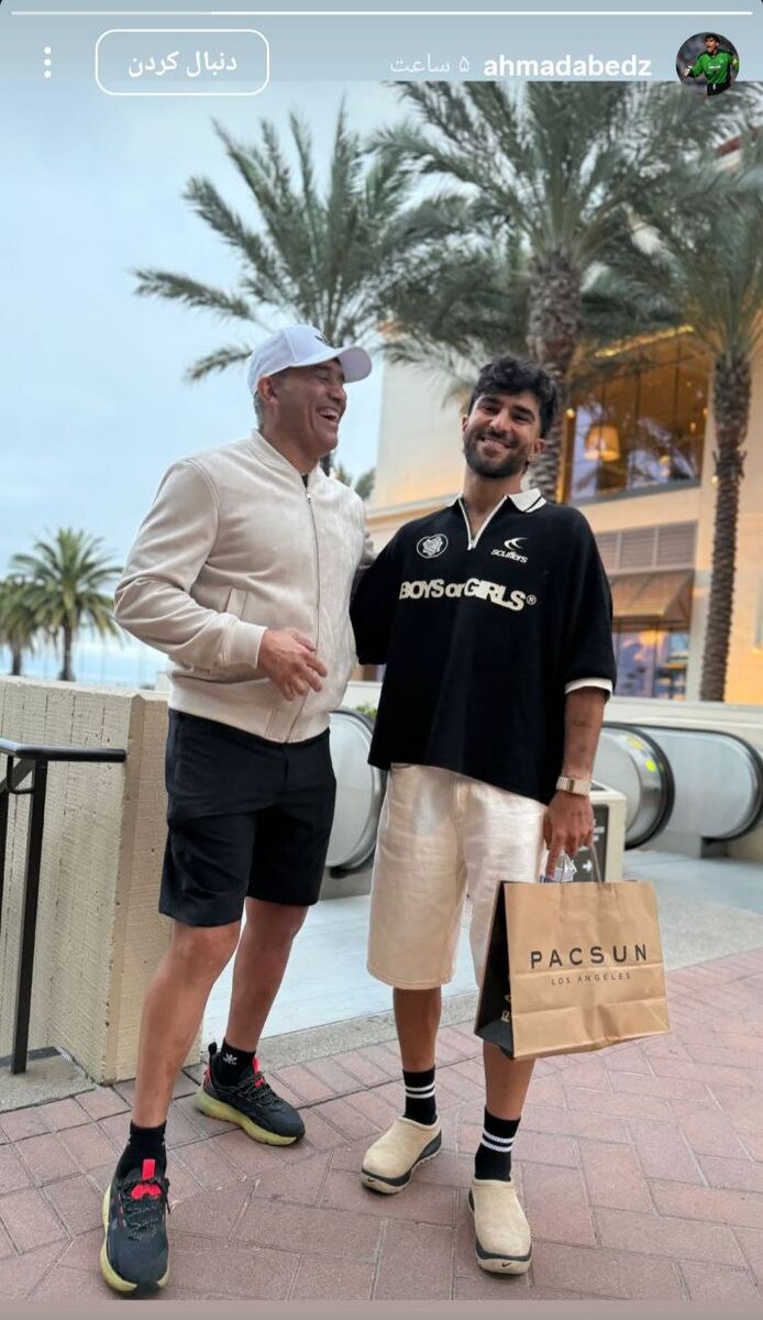 قاب فراموش نشدنی دروازهبان تیم ملی با عقاب آسیا +عکس