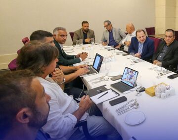 گزارش تصویری| ساپینتو با مدیران استقلال دیدار کرد!