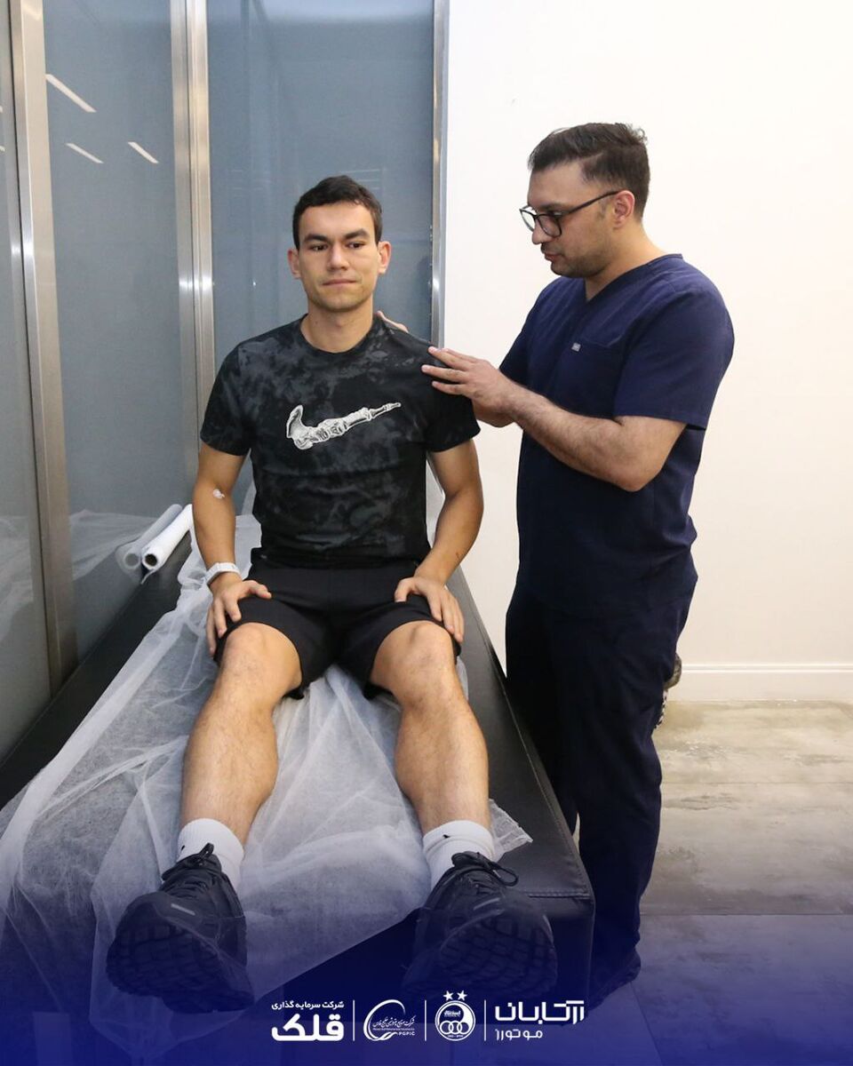 اولین تصویر از خرید جدید استقلال در تست های 
پزشکی +عکس