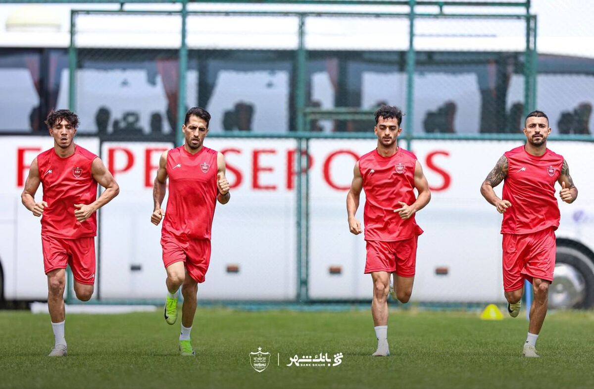 تمرین پرفشار پرسپولیس در اردوی ترکیه