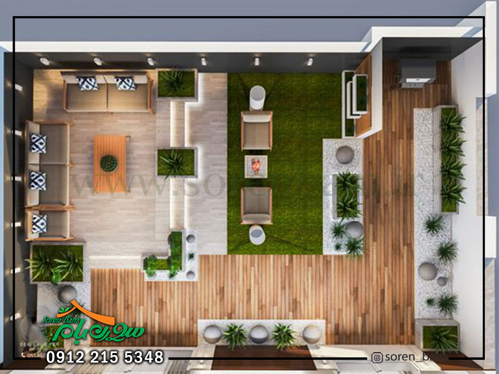 طراحی روف گاردن