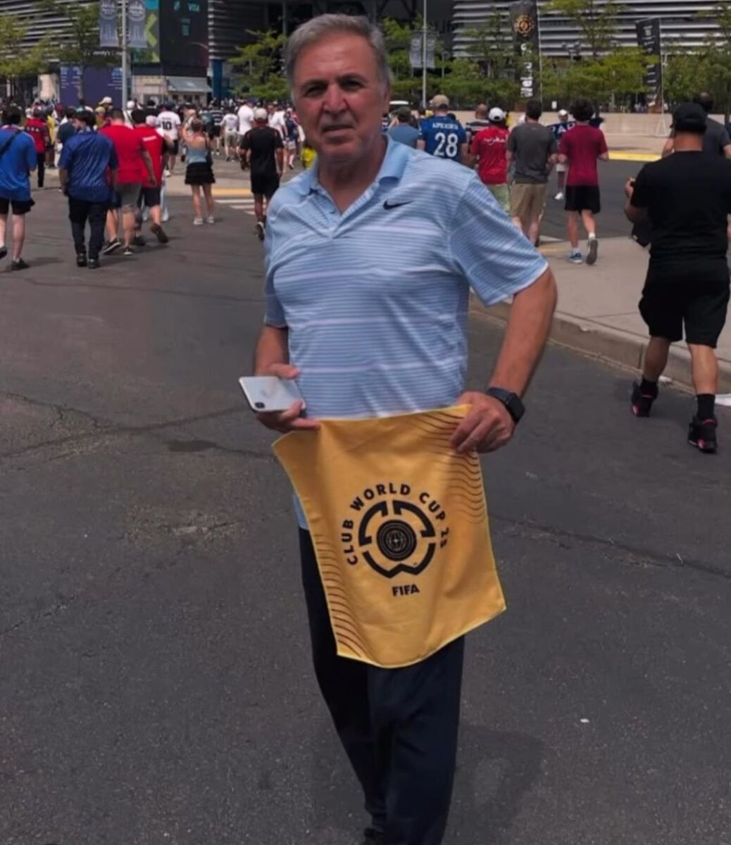 ستاره فراموش نشدنی استقلال در کنار کارلو آنچلوتی/ نماینده فوتبال ایران در فینال جام باشگاههای جهان+ عکس