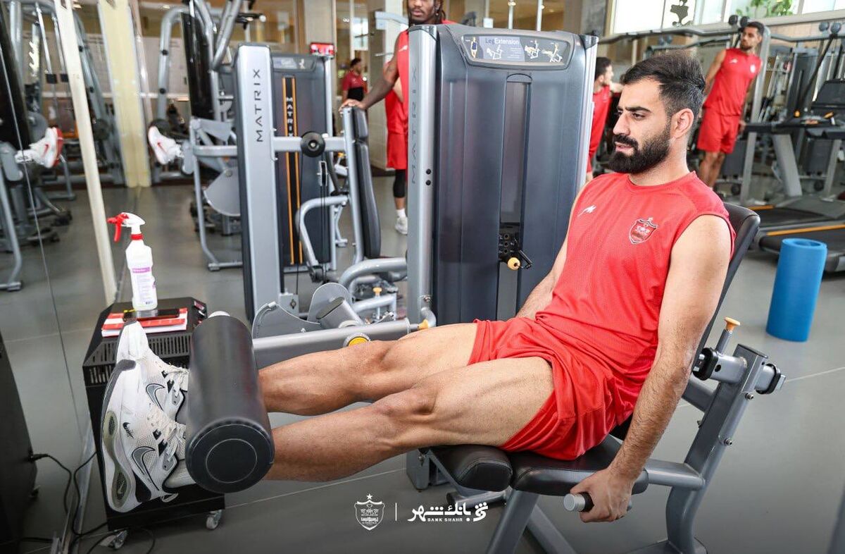 ادامه تمرینات پرسپولیس در سالن وزنه