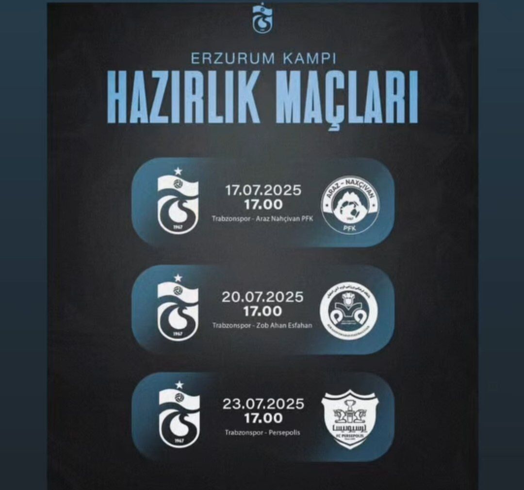 برنامه نبرد پرسپولیس و گاندوها با ترابوزان اعلام شد