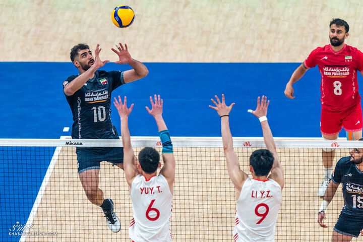 والیبال ایران چین