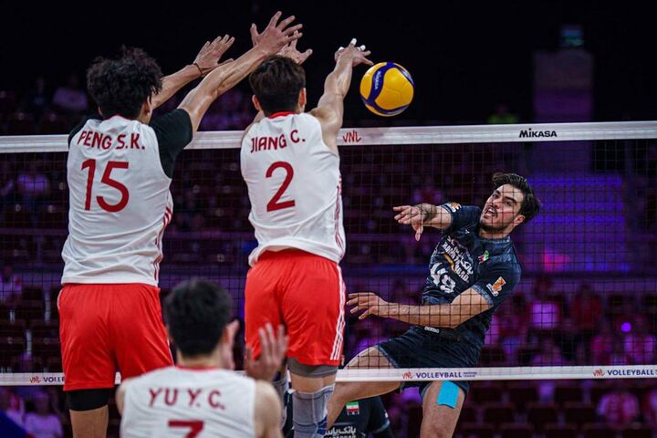 والیبال ایران چین