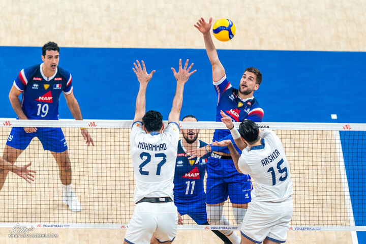 والیبال ایران فرانسه
