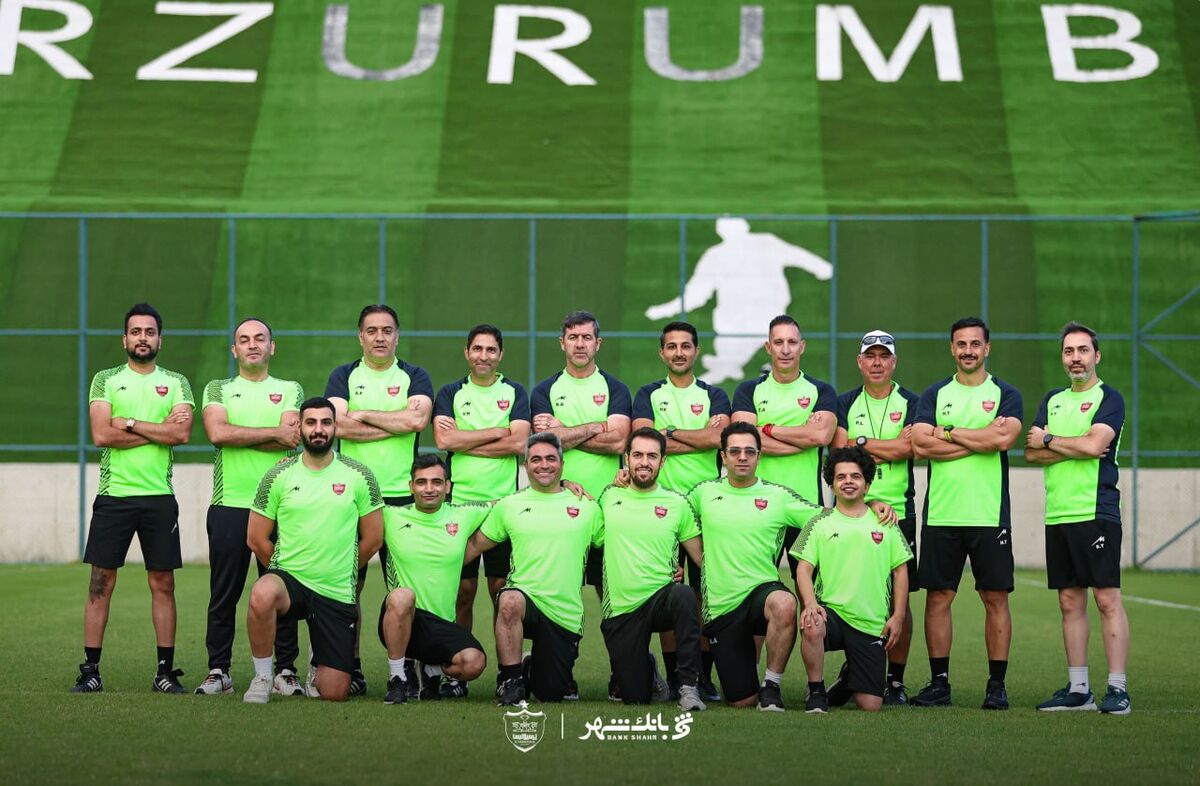 رونمایی از ۷ کمک مربی پرسپولیس/ لبخند معنیدار وحید هاشمیان +عکس