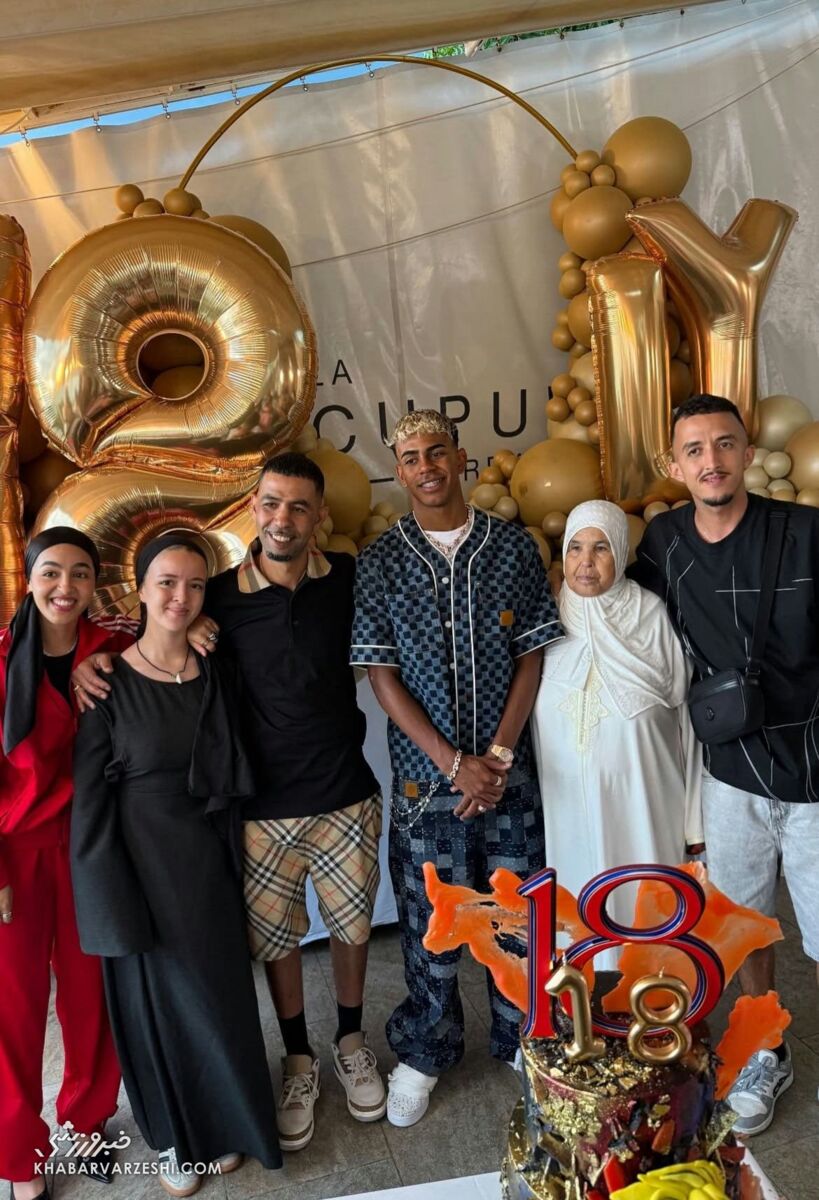 جشن تولد لامین یامال