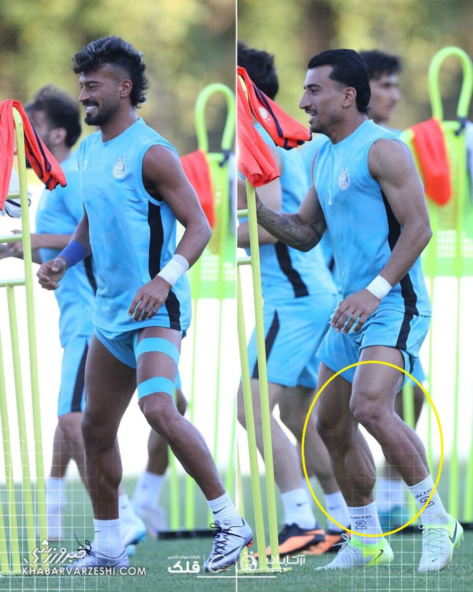 عضله حجیم این استقلالی فتوشاپ نیست! +عکس