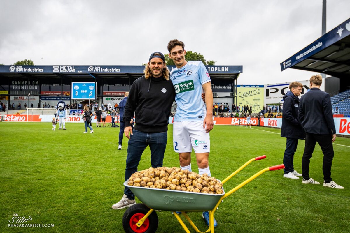 فرغون سیبزمینی؛ جایزه درخشش فوتبالیست اورپایی! +عکس