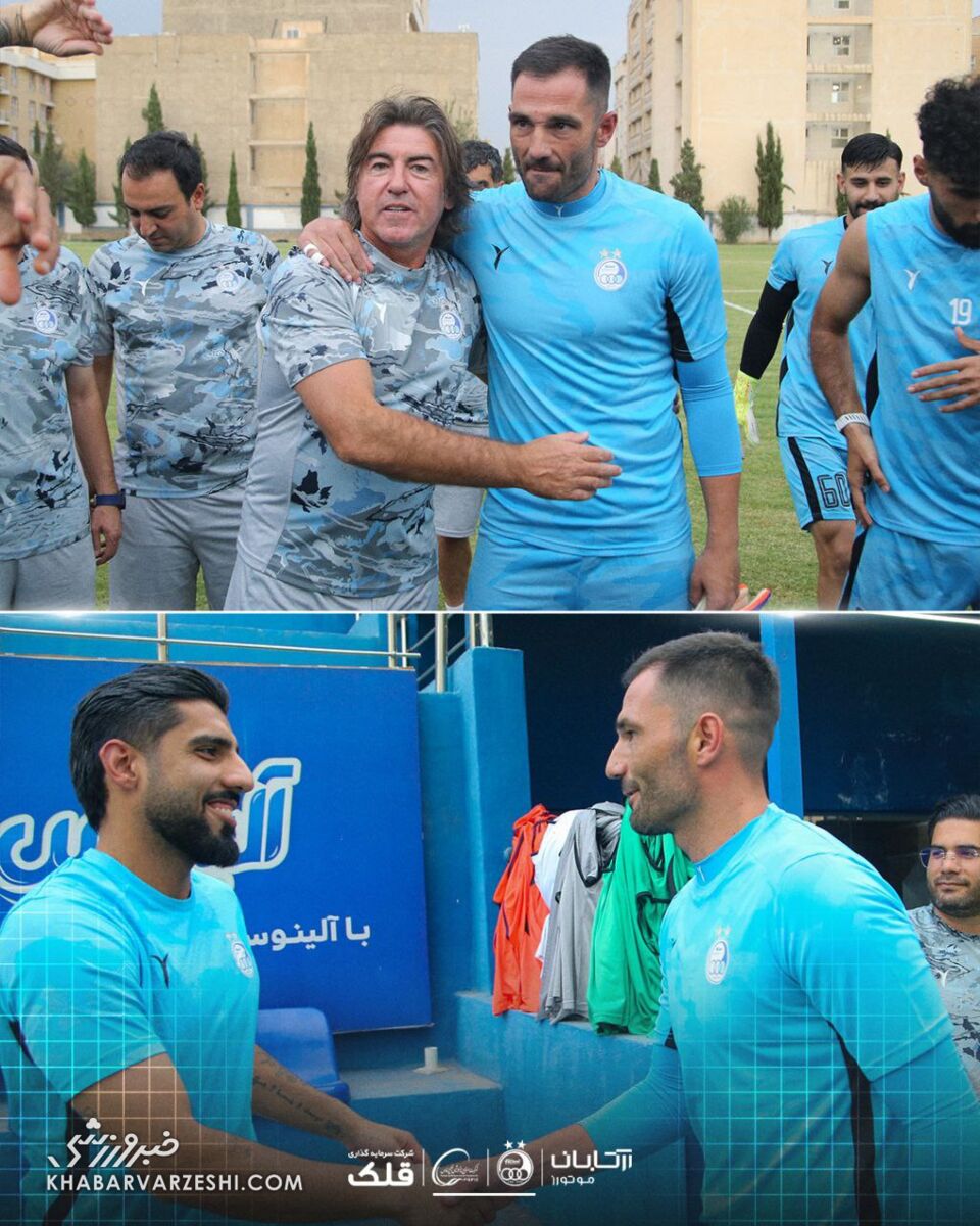 ستاره سابق رئال مادرید در تونل وحشت استقلال +عکس