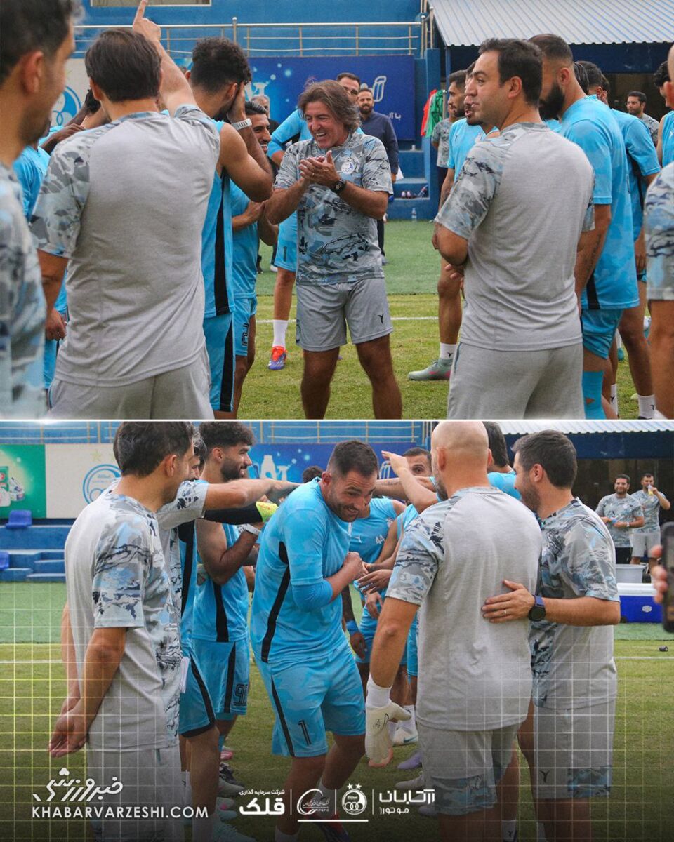 ستاره سابق رئال مادرید در تونل وحشت استقلال +عکس