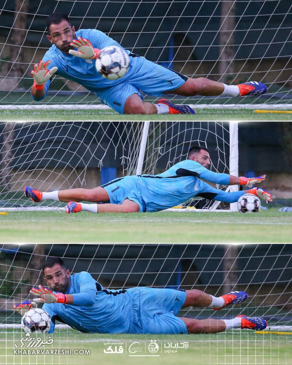 ستاره سابق رئال مادرید در تونل وحشت استقلال +عکس