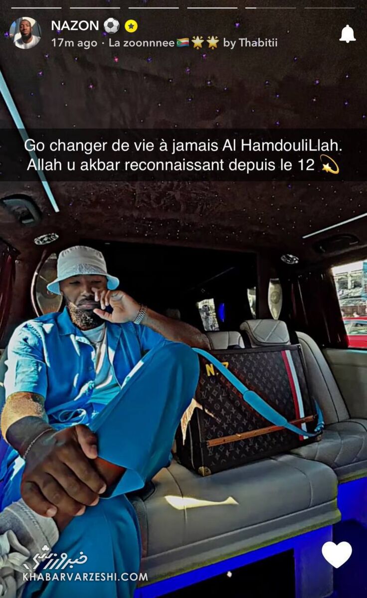 بمب ساعتی استقلال در آستانه انفجار؛ استوری معنادار با پیراهن و شلوار آبی +عکس