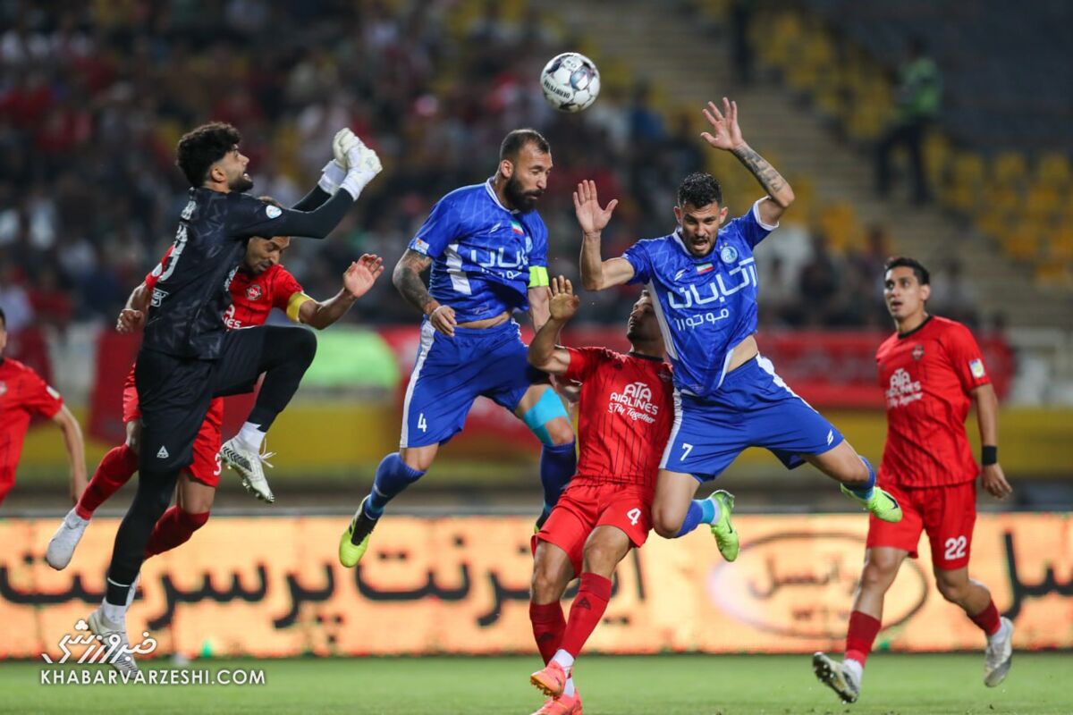 فریم به فریم با پرواز چشمی و شادی گل استقلال +عکس